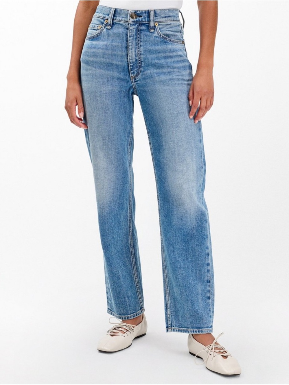 rag & bone Harlow Ankle Straight Jeans - Picture 4 of 10